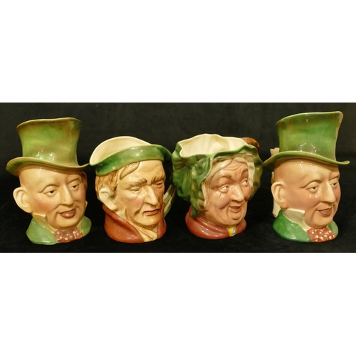 10 - 4 Beswick large character jugs 