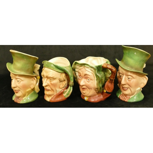 10 - 4 Beswick large character jugs 