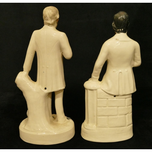 109 - 2 19th Century Staffordshire Politician figures 