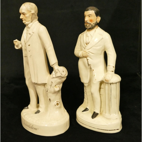 109 - 2 19th Century Staffordshire Politician figures 