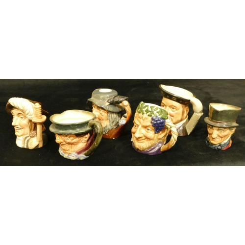 22 - 6 Royal Doulton small character jugs 