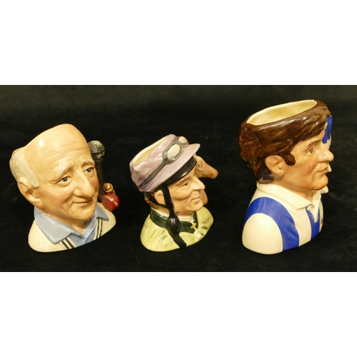 25 - 3 Royal Doulton small character jugs 