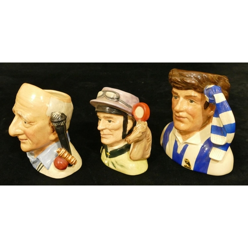 25 - 3 Royal Doulton small character jugs 