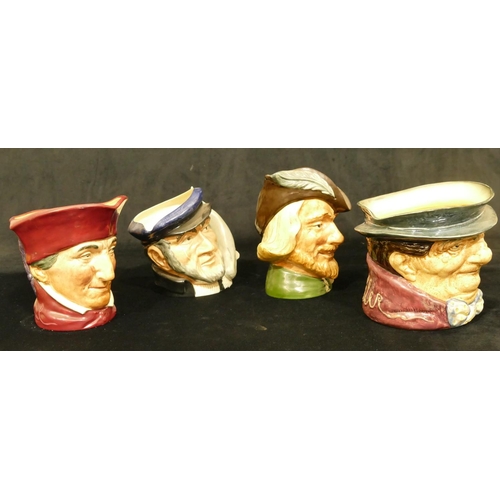 4 - 4 Royal Doulton large character jugs 