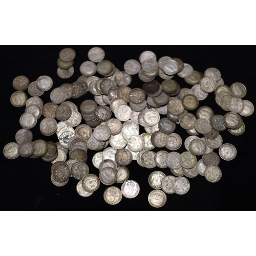 605 - 167 3D silver coins, 236 grams