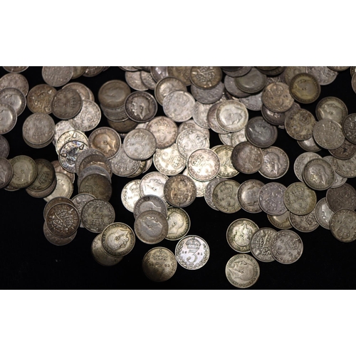 605 - 167 3D silver coins, 236 grams