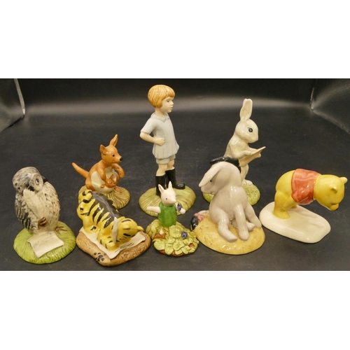 64 - 8 Winnie the Pooh figures 