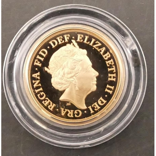 708 - An Elizabeth II gold proof Sovereign 2018 