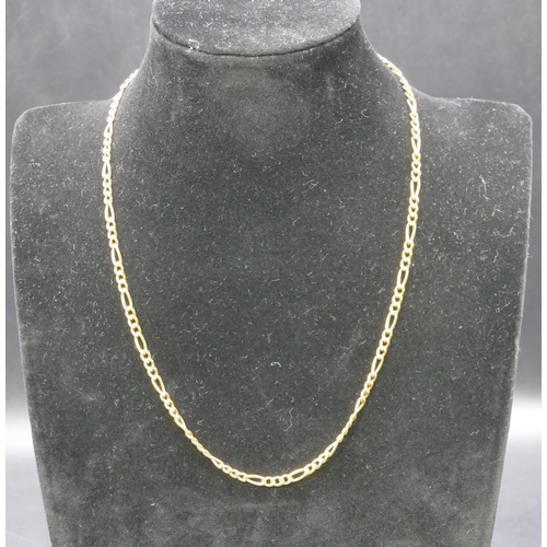 760 - A 9ct gold linked chain, 46cm long, 5.3 grams