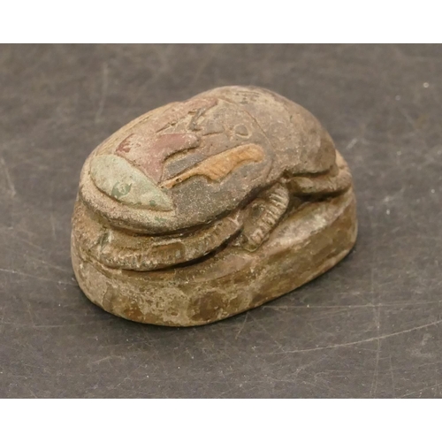 803 - An Eastern Scarab, 5cm long