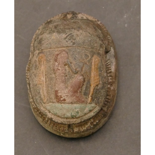 803 - An Eastern Scarab, 5cm long