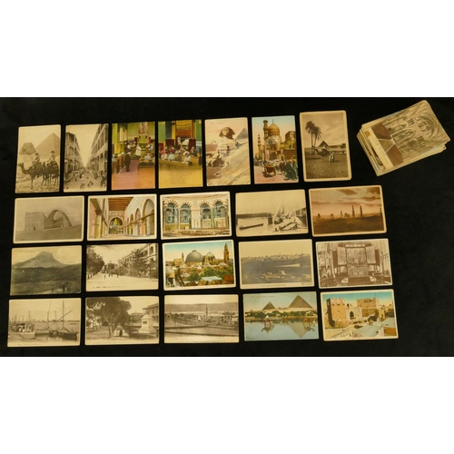 805 - A quantity of various postcards including Egyptian scenes, landscapes etc.