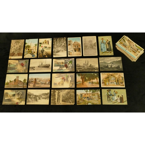 805 - A quantity of various postcards including Egyptian scenes, landscapes etc.