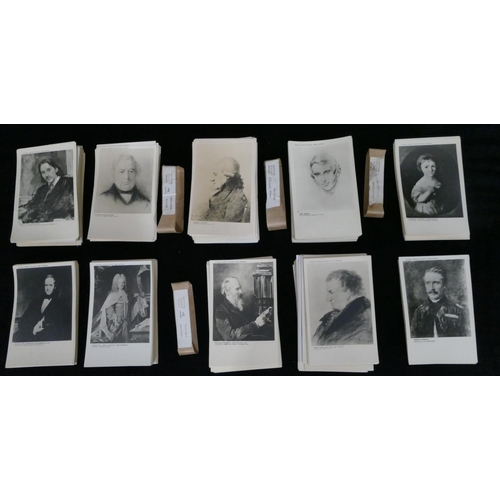 829 - A quantity of various National Portrait Gallery postcards including General Gordon, Nelson, Captain ... 