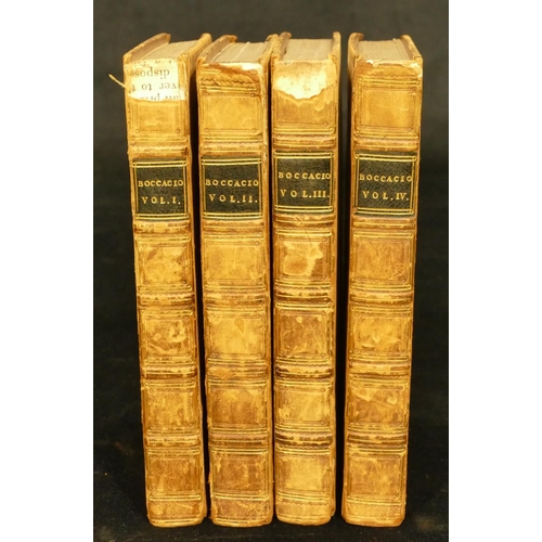 834 - A set of 4 19th Century leather bound books, 