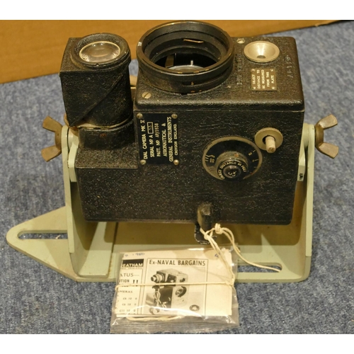 845 - An Aeronautical General Instruments (AGI) MkIV dial camera, circ. 1950's (boxed)