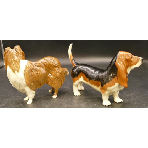 85 - 2 Beswick figures of dogs 