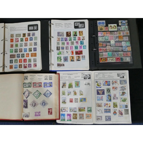 886 - 5 stamp albums containing international stamps, including Germany pre-1945