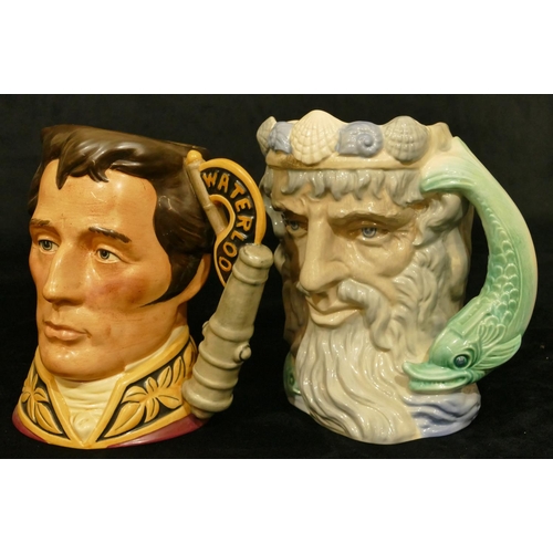 9 - 2 Royal Doulton large character jugs 