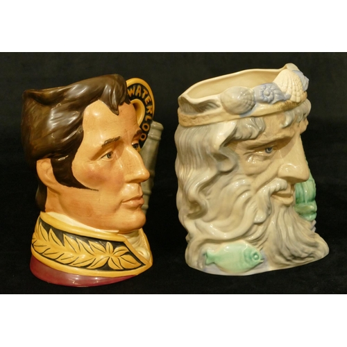 9 - 2 Royal Doulton large character jugs 