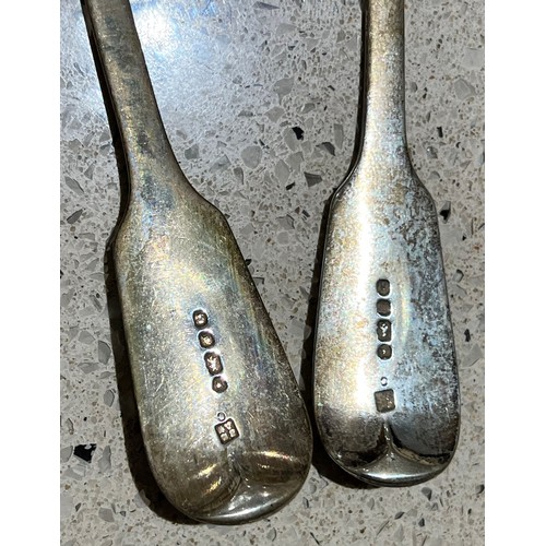 393 - A Pair of Victorian silver sauce ladles, 4.3oz