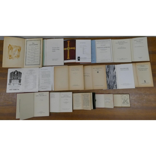 8036 - A quantity of various books including King Richard II edited by A.W. Verity, Mr Churchill a Portrait... 