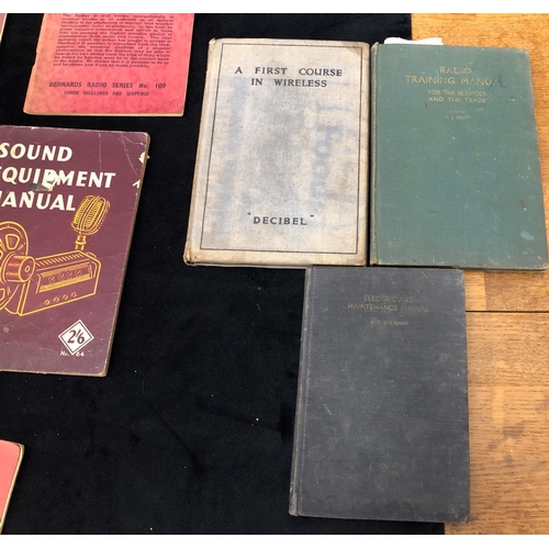 8090 - A quantity of various books relating to electronics, wireless telegraphy, circuits etc.