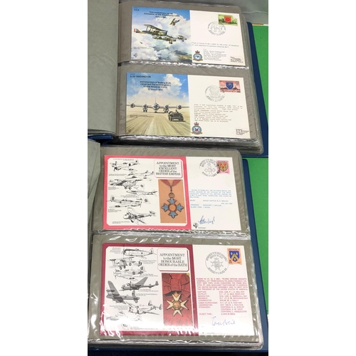 8102 - 2 boxed albums containing  a quantity of RAF First Day Covers. (2)