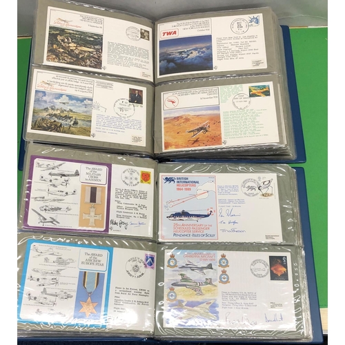 8102 - 2 boxed albums containing  a quantity of RAF First Day Covers. (2)