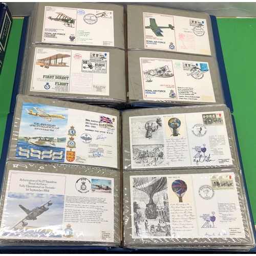 8102 - 2 boxed albums containing  a quantity of RAF First Day Covers. (2)