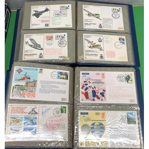 8102 - 2 boxed albums containing  a quantity of RAF First Day Covers. (2)