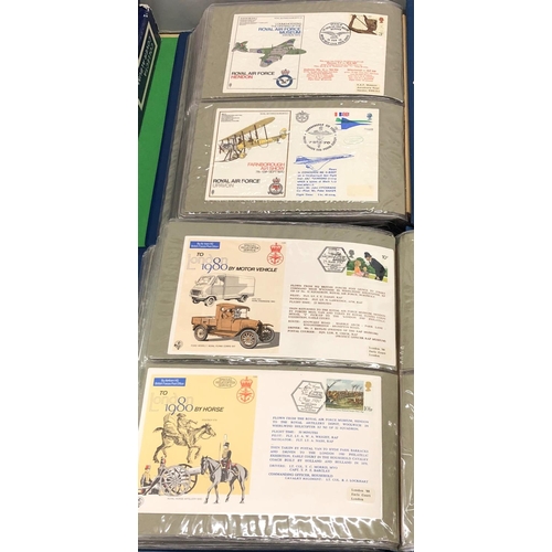 8102 - 2 boxed albums containing  a quantity of RAF First Day Covers. (2)