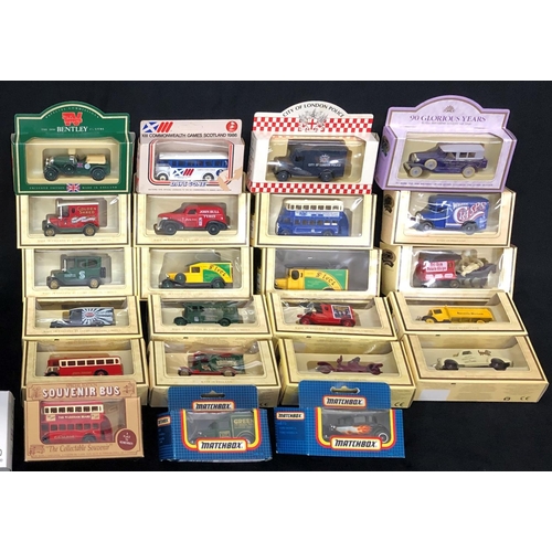 8103 - A quantity of Lledo Days Gone By model cars, Maisto and Matchbox cars, all boxed.