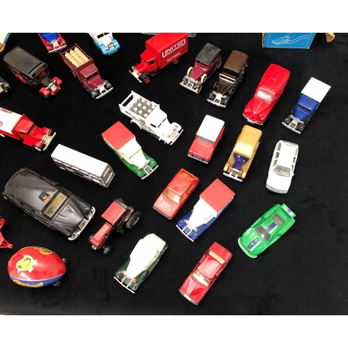 8104 - A quantity of various Matchbox and other cars, some boxed.