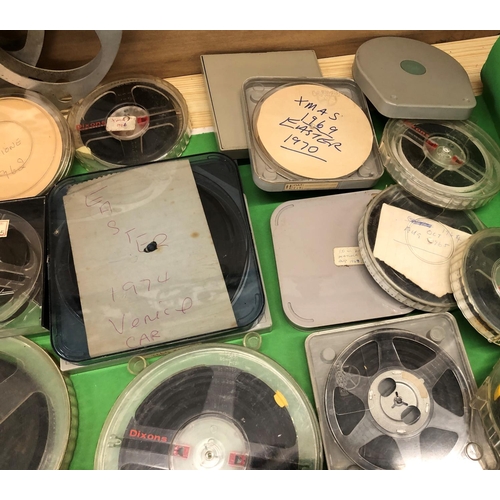 8115 - A quantity of cine reels and film.