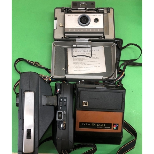 8130 - A quantity of instant cameras, Polaroid 103, Kodak EK160-EF, Polaroid Land Camera, Polaroid Vision e... 