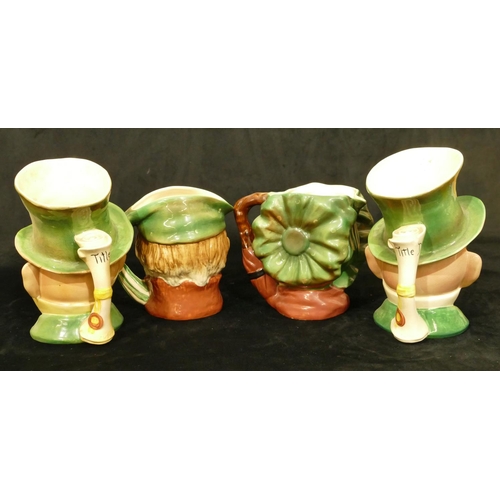 10 - 4 Beswick large character jugs 