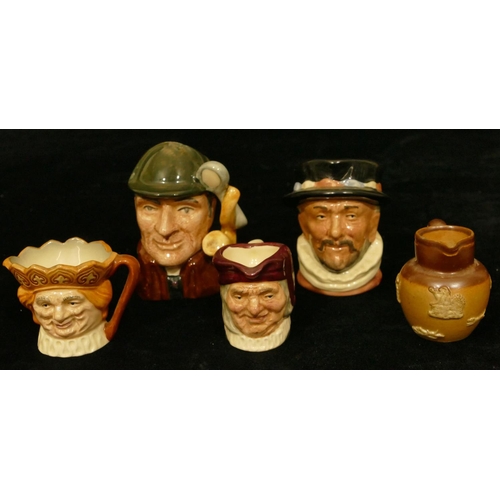 28 - 4 miniature Royal Doulton jugs 