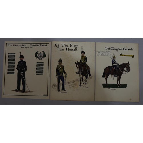 150 - George Ewens, 5 military watercolour sketches 