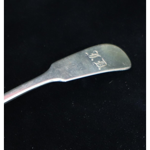 295 - A William IV Scottish silver small ladle stamped 