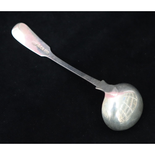 295 - A William IV Scottish silver small ladle stamped 