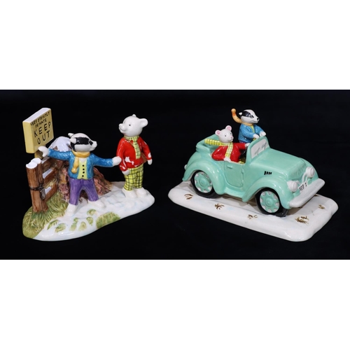 31 - 2 Royal Doulton Limited Edition Rupert characters 