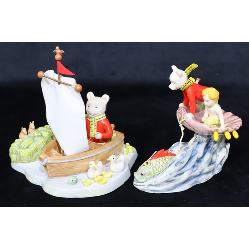 32 - 2 Royal Doulton Limited Edition Rupert characters 