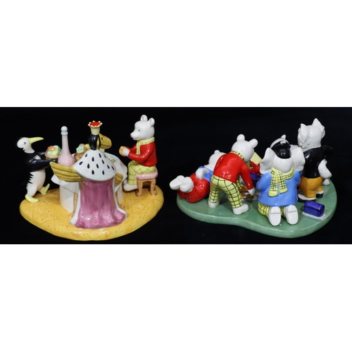 33 - 2 Royal Doulton Limited Edition Rupert characters 