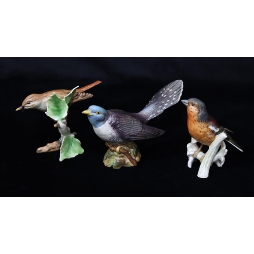 34 - 2 Goebel china figures of birds 
