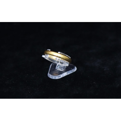 350 - A 22ct gold wedding ring, Size Q, 3.6 grams