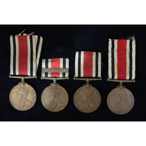 398 - 4 George V Special Constabulary Faithful Service medals 