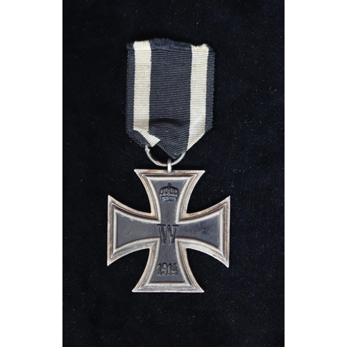 413 - A WWI German Iron Cross Second Class (with ribbon)