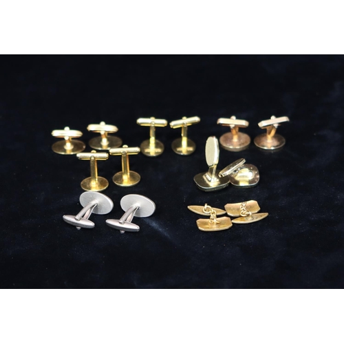 430 - 7 various pairs of gentlemen's cufflinks