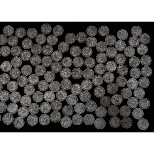 526 - A quantity of various pre-1947 Shillings, 658 grams